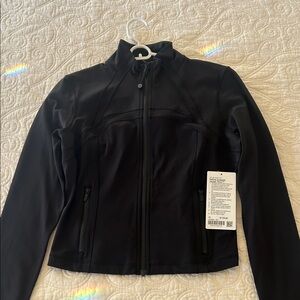 NWT Lululemon Black Define Cropped Jacket Nulu 12